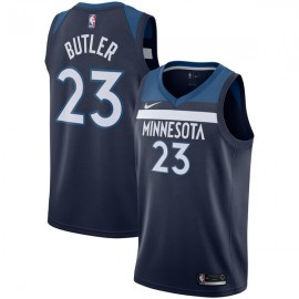 Camiseta Jimmy Butler #23 Minnesota Timberwolves 17/18 Azul Marino Icon