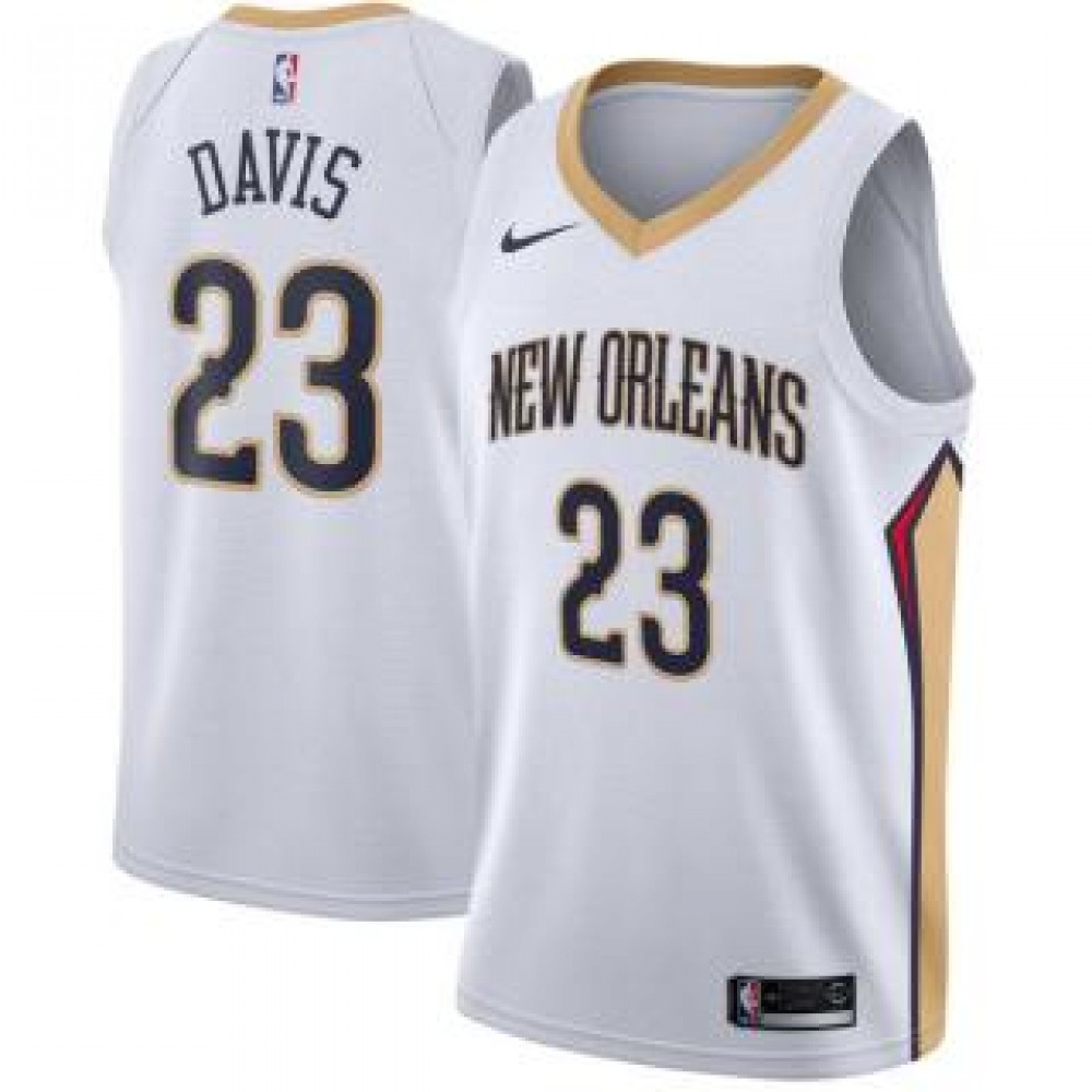 Camiseta Anthony Davis #23 New Orleans Pelicans 17/18 Blanco Association Camiseta Anthony Davis #23 New Orleans Pelicans 17/18 Blanco Association