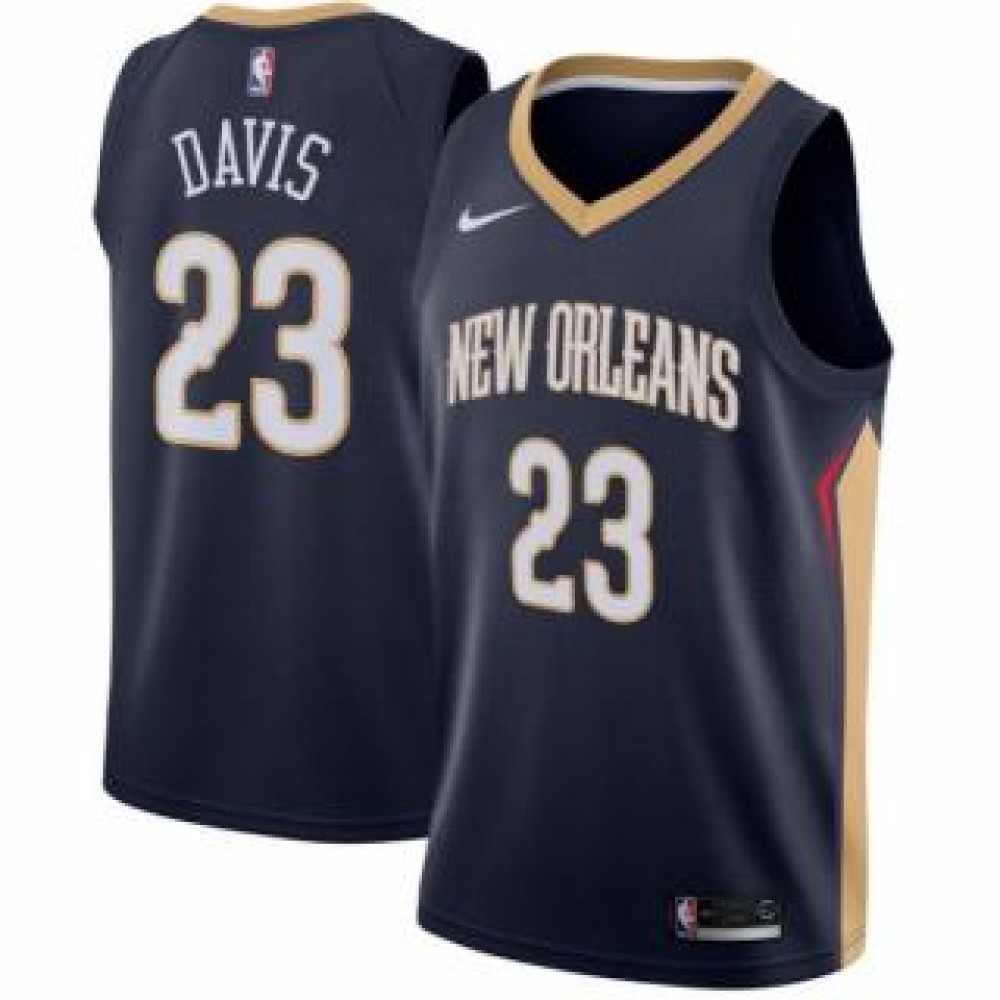 Camiseta Anthony Davis #23 New Orleans Pelicans 17/18 Negro Icon Camiseta Anthony Davis #23 New Orleans Pelicans 17/18 Negro Icon