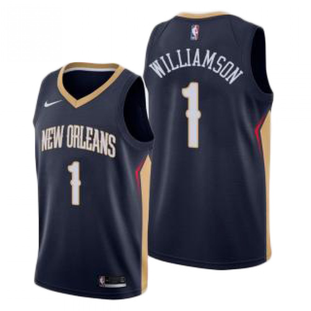 Camiseta Zion Williamson #1 New Orleans Pelicans 17/18 Negro Icon Camiseta Zion Williamson #1 New Orleans Pelicans 17/18 Negro Icon