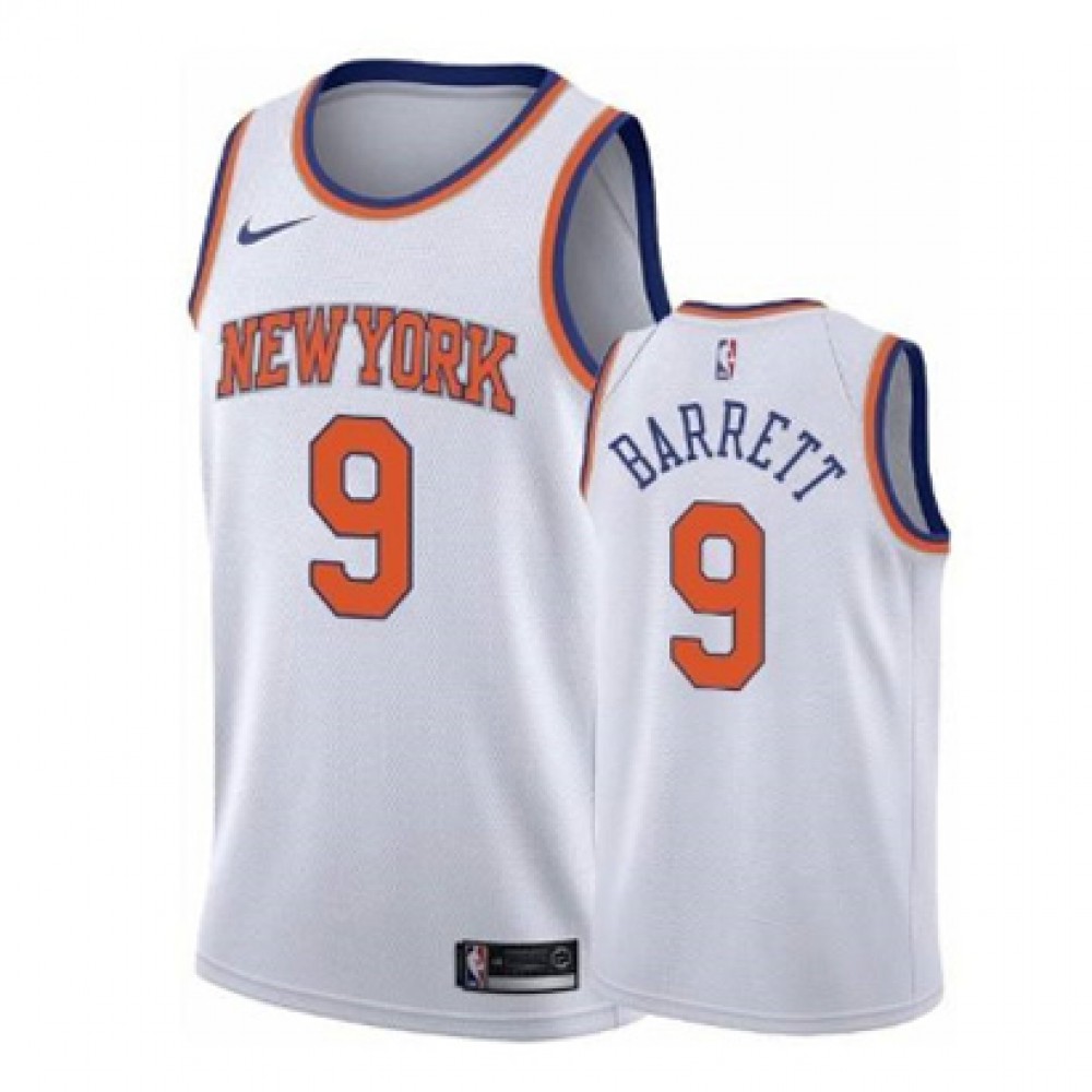 Camiseta RJ Barrett #9 New York Knicks 19/20 Blanco Association Camiseta RJ Barrett #9 New York Knicks 19/20 Blanco Association