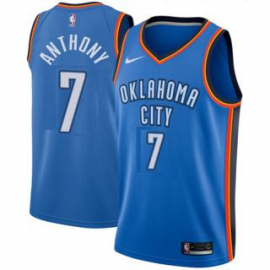 Camiseta Carmelo Anthony #7 Oklahoma City Thunder 17/18 Azul Icon