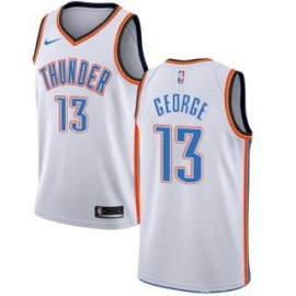 Camiseta Paul George #13 Oklahoma City Thunder 17/18 Blanco Association