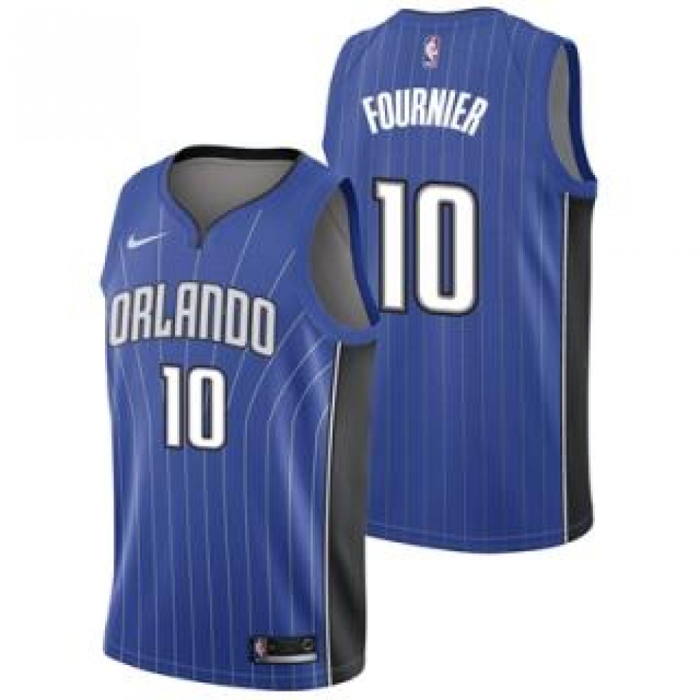 Camiseta Evan Fournier #10 Orlando Magic 17/18 Azul Icon Edition Camiseta Evan Fournier #10 Orlando Magic 17/18 Azul Icon Edition