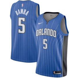 Camiseta Mohamed Bamba #5 Orlando Magic 17/18 Azul Icon