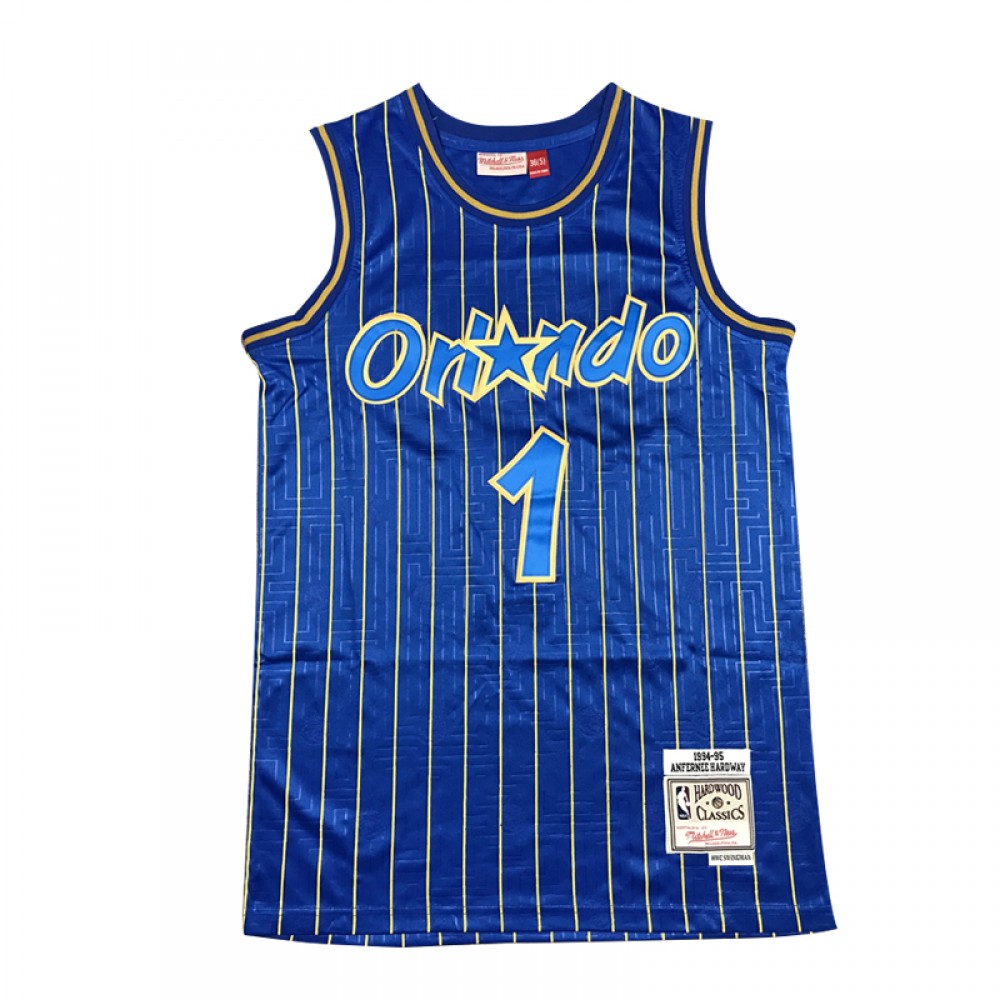 Camiseta Penny Hardaway #1 Orlando Magic Azul Mouse Limited Edition