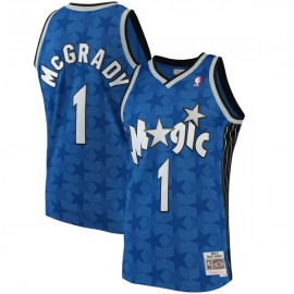 Camiseta Tracy McGrady #1 Orlando Magic 01/02 Azul Classic