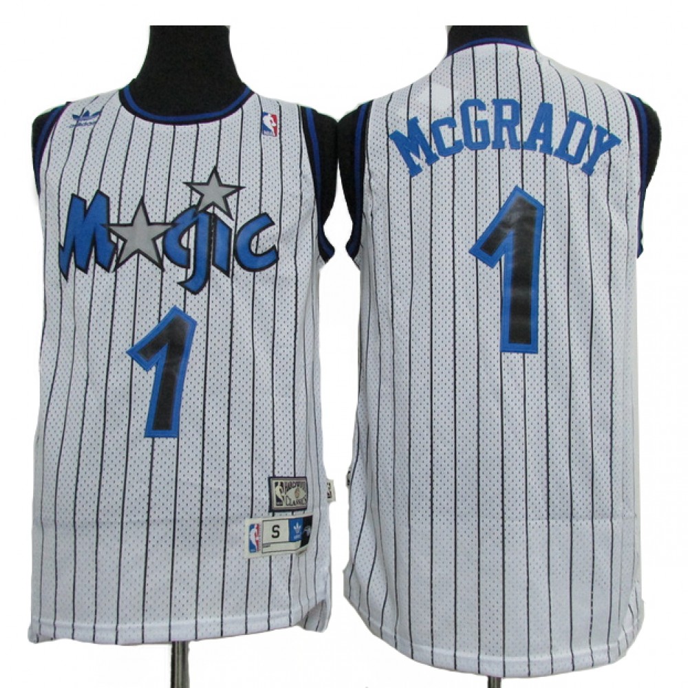 Camiseta Tracy McGrady #1 Orlando Magic 03/04 Blanco Classic