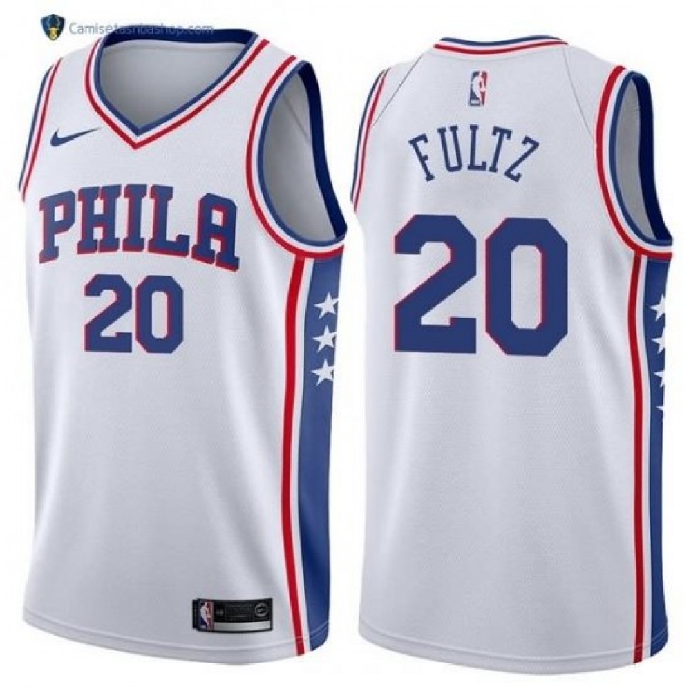 Camiseta Markelle Fultz #20 Philadelphia 76ers 17/18 Blanco Association Edition Camiseta Markelle Fultz #20 Philadelphia 76ers 17/18 Blanco Association Edition