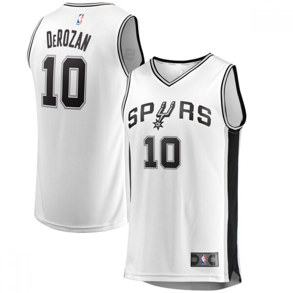 Camiseta DeMar DeRozan #10 San Antonio Spurs 17/18 Blanco Association Edition Camiseta DeMar DeRozan #10 San Antonio Spurs 17/18 Blanco Association Edition