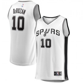 Camiseta DeMar DeRozan #10 San Antonio Spurs 17/18 Blanco Association Edition