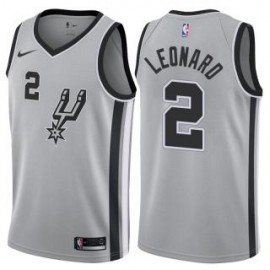 Camiseta Kawhi Leonard #2 San Antonio Spurs 17/18 Gris Statement Edition