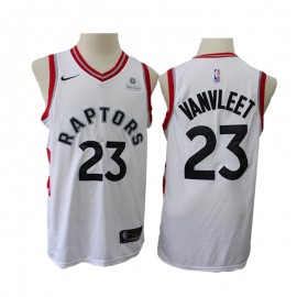Camiseta Fred VanVleet #23 Toronto Raptors Blanco New Edition