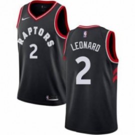 Camiseta Kawhi Leonard #2 Toronto Raptors 18/19 Negro Statement Edition