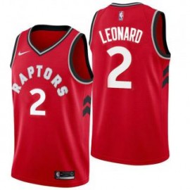 Camiseta Kawhi Leonard #2 Toronto Raptors 18/19 Rojo Icon Edition