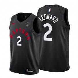 Camiseta Kawhi Leonard #2 Toronto Raptors 19/20 Negro