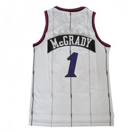 Camiseta Tracy McGrady #1 Toronto Raptors Blanco Classic Edition