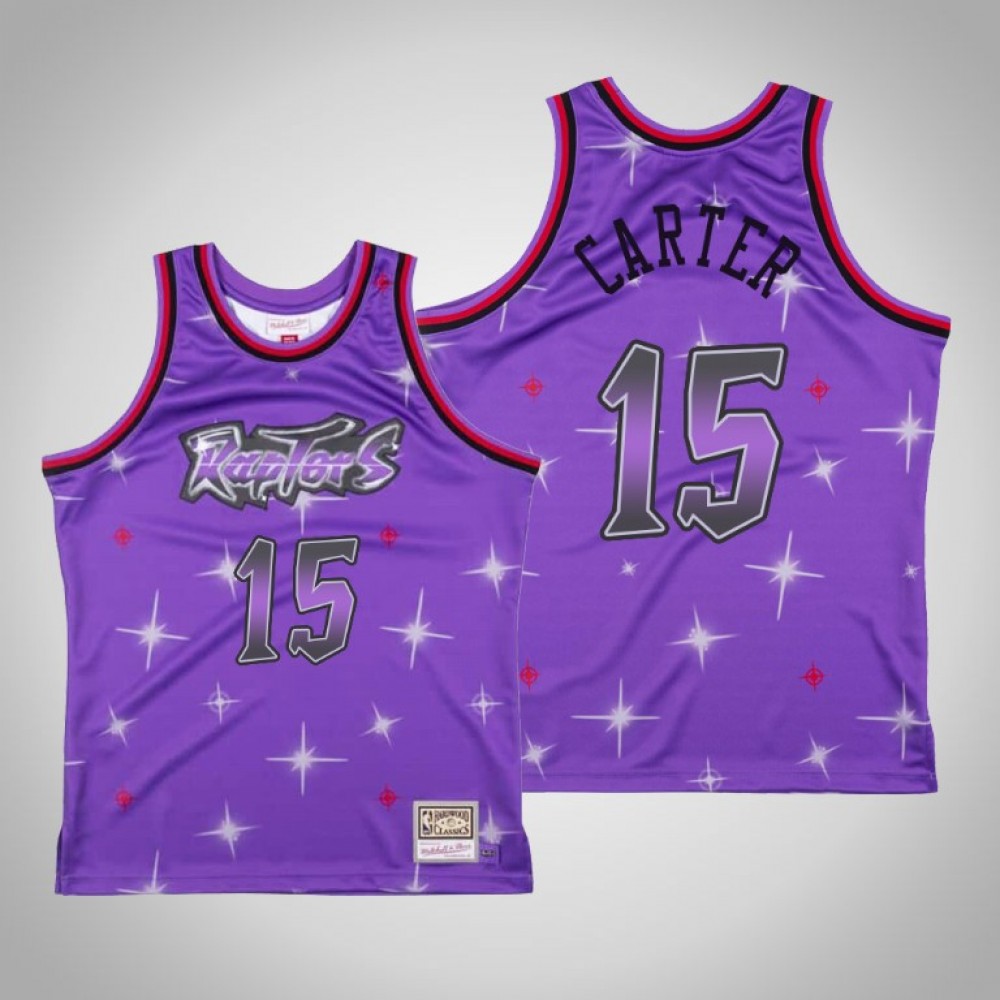Camiseta Vince Carter #15 Toronto Raptors Púrpura Star Edition Camiseta Vince Carter #15 Toronto Raptors Púrpura Star Edition