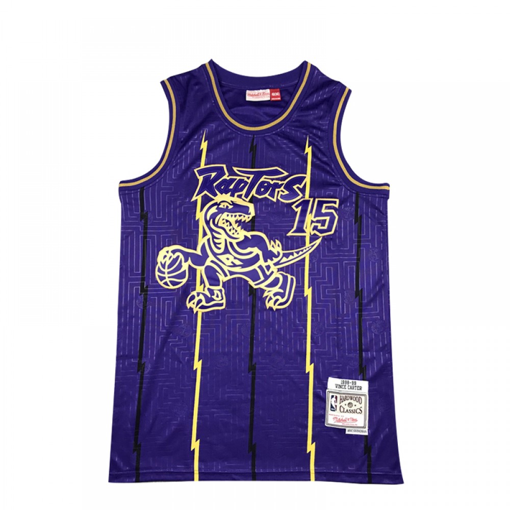 Camiseta Vince Carter #15 Toronto Raptors Púrpura Mouse Limited Edition