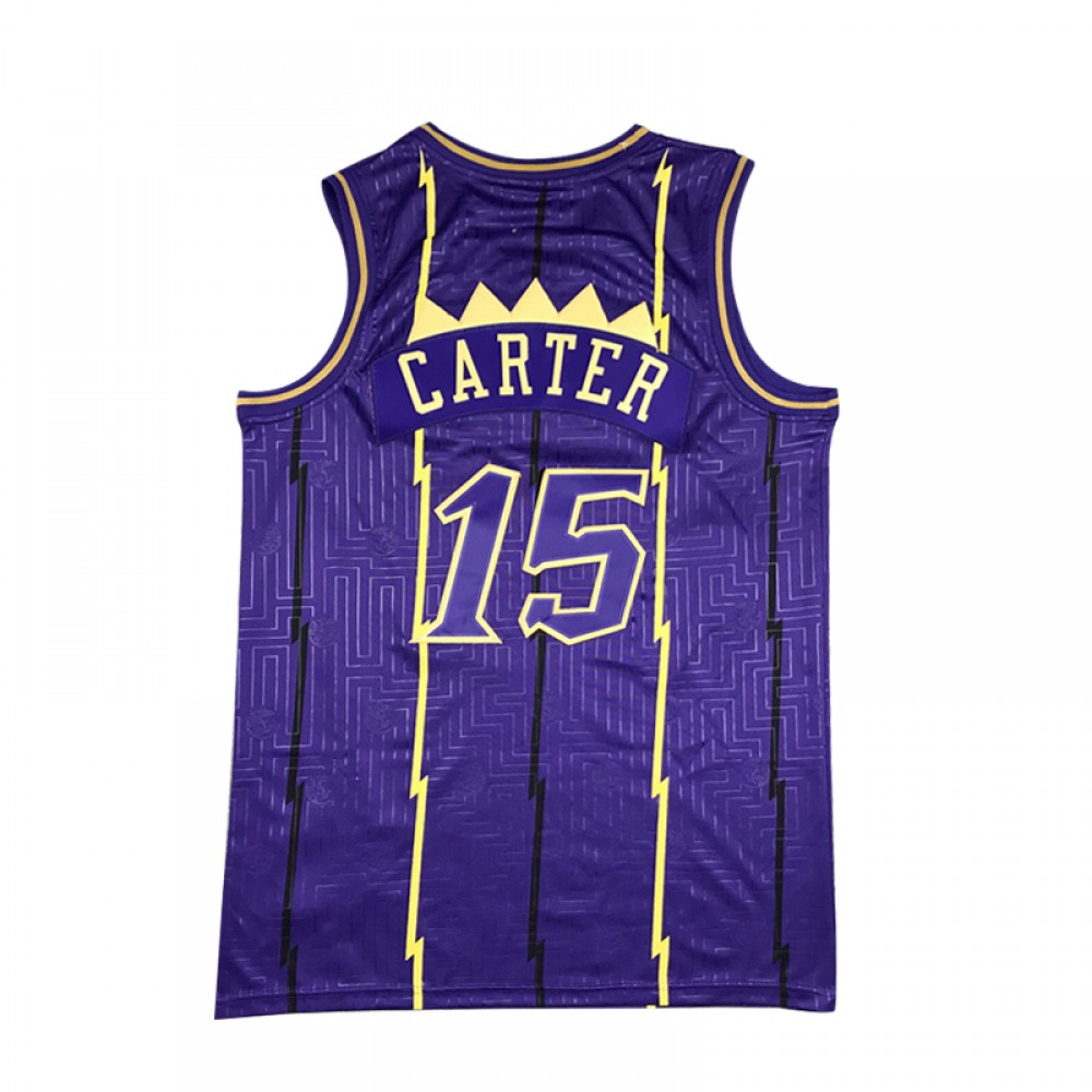 Toronto Raptor Mouse Camiseta Vince Carter #15 Toronto Raptors Púrpura Mouse Limited Edition ...