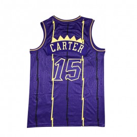 Camiseta Vince Carter #15 Toronto Raptors Púrpura Mouse Limited Edition