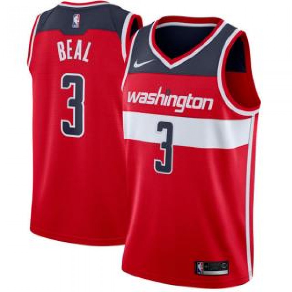 Camiseta Bradley Beal #3 Washington Wizards 17/18 Rojo Icon Edition Camiseta Bradley Beal #3 Washington Wizards 17/18 Rojo Icon Edition