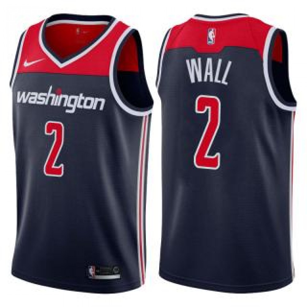 Camiseta John Wall #2 Washington Wizards 17/18 Azul Marino Statement Edition Camiseta John Wall #2 Washington Wizards 17/18 Azul Marino Statement Edition