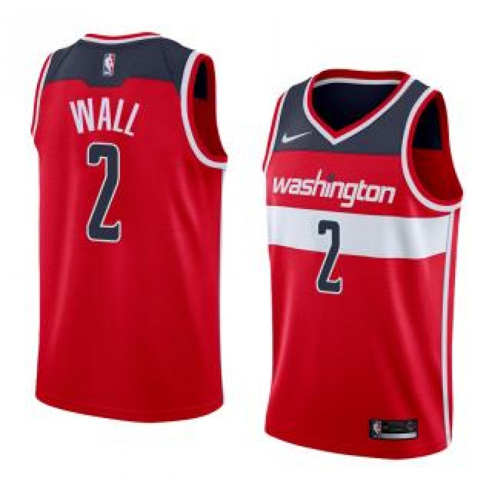 Camiseta John Wall #2 Washington Wizards 17/18 Rojo Icon Edition Camiseta John Wall #2 Washington Wizards 17/18 Rojo Icon Edition