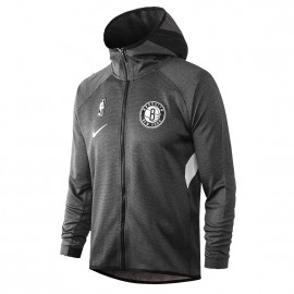 Chandal Brooklyn Nets Con Capucha Gris
