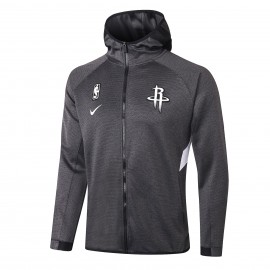 Chandal Houston Rockets Con Capucha Gris
