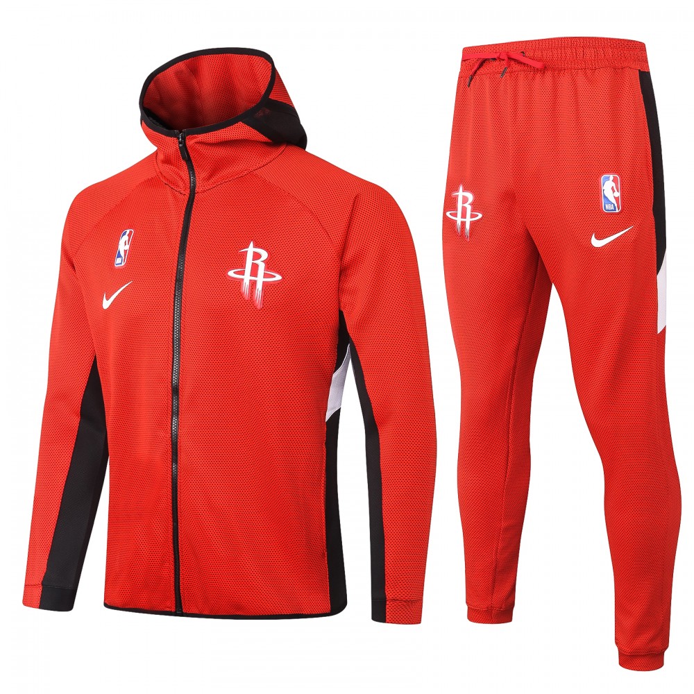 Chandal Houston Rockets Con Capucha Rojo
