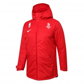 Chaqueta Acolchada Houston Rockets Rojo
