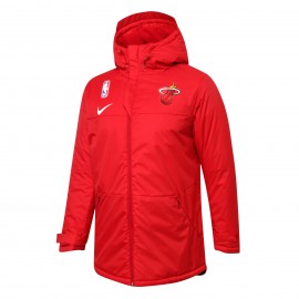 Chaqueta Acolchada Miami Heat Rojo