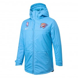 Chaqueta Acolchada Oklahoma City Thunder Azul Negro