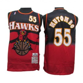 Camiseta Dikembe Mutombo #55 Atlanta Hawks 2019/20 Rojo Classic Edition