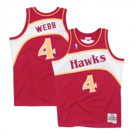 Camiseta Chris Webber #4 Atlanta Hawks Road