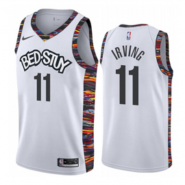 Camiseta Kyrie Irving #11 Brooklyn Nets 2019/20 Blanco City Edition