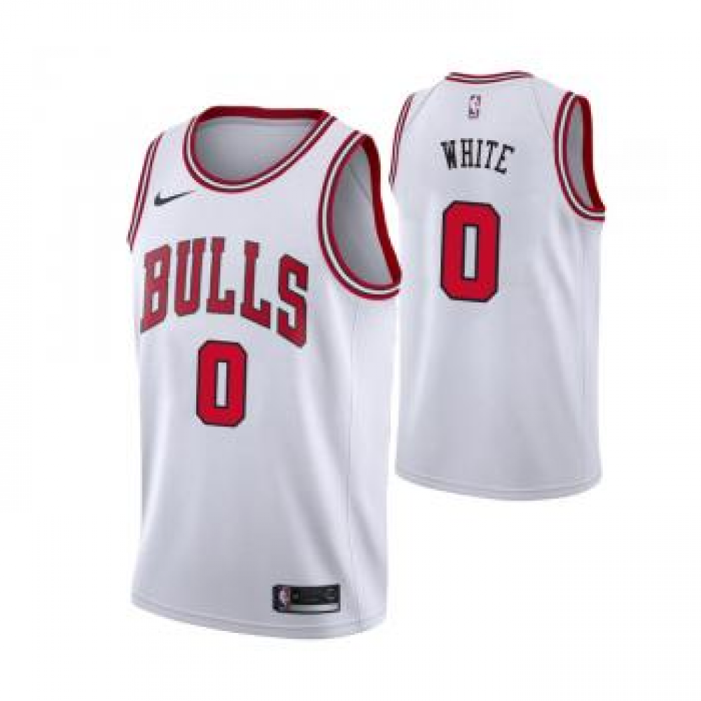 Camiseta Coby White #0 Chicago Bulls Blanco Association Edition Camiseta Coby White #0 Chicago Bulls Blanco Association Edition