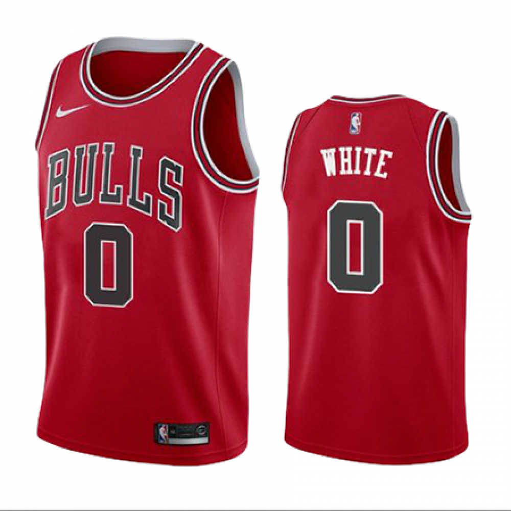 Camiseta Coby White #0 Chicago Bulls Rojo Icon Edition Camiseta Coby White #0 Chicago Bulls Rojo Icon Edition