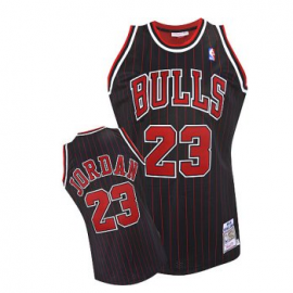 Michael Chicago Bulls Negro con Rayas Rojas ⋆ MiCamisetaNBA