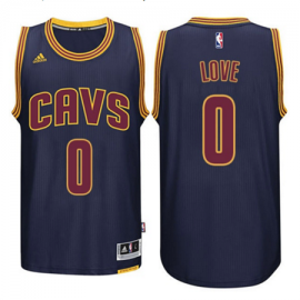Camiseta Kevin Love #0 Cleveland Cavaliers Azul