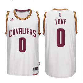 Camiseta Kevin Love #0 Cleveland Cavaliers Blanco