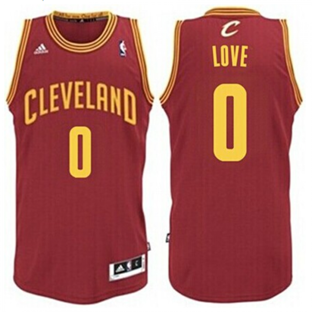 Camiseta Kevin Love #0 Cleveland Cavaliers Rojo Camiseta Kevin Love #0 Cleveland Cavaliers Rojo