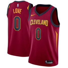 Camiseta Kevin Love #0 Cleveland Cavaliers Rojo Icon Edition