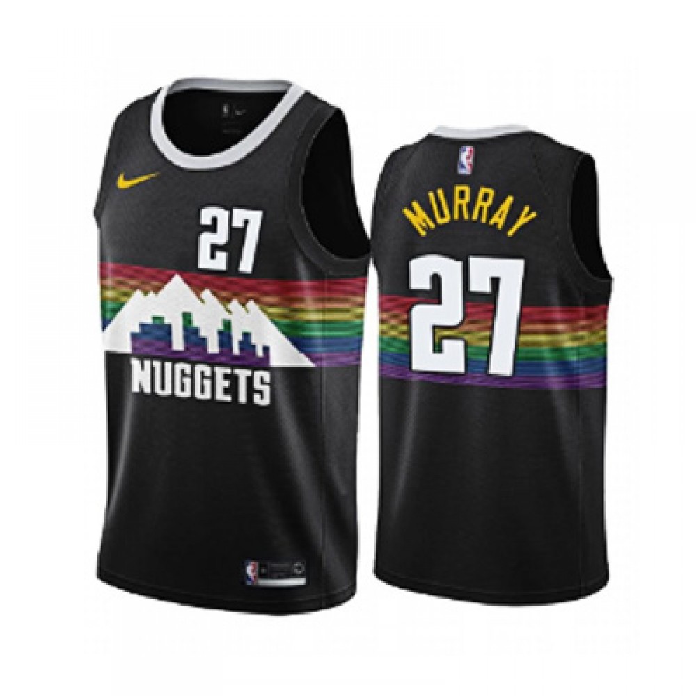 Camiseta Jamal Murray #27 Denver Nuggets 2019/20 Negro City Edition Camiseta Jamal Murray #27 Denver Nuggets 2019/20 Negro City Edition