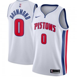 Camiseta Andre Drummond #0 Detroit Pistons Blanco