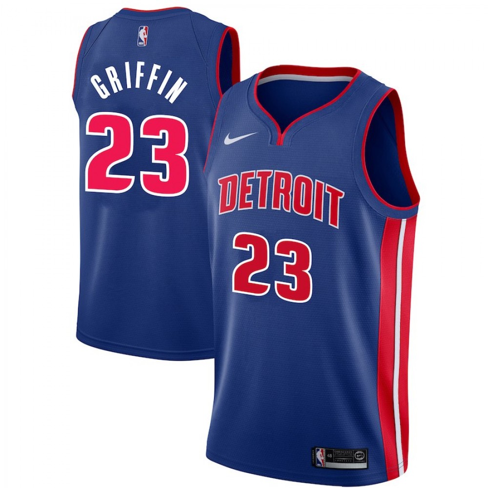 Camiseta Blake Griffin #23 Detroit Pistons Azul