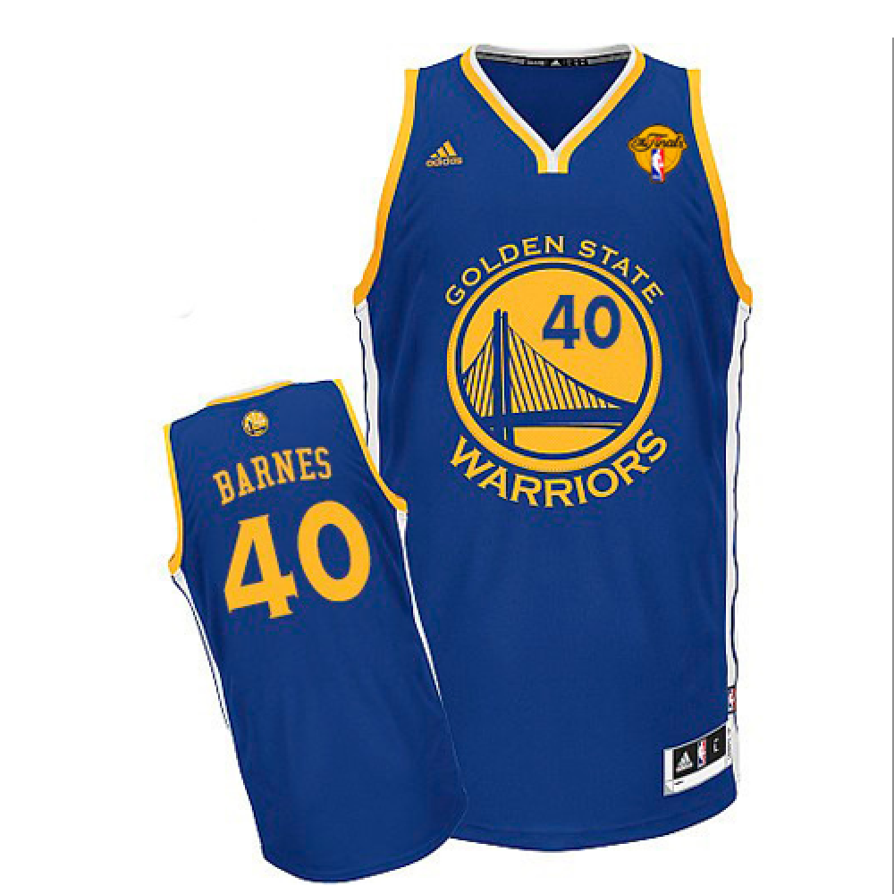 Camiseta Harrison Barnes #40 Golden State Warriors Azul Camiseta Harrison Barnes #40 Golden State Warriors Azul