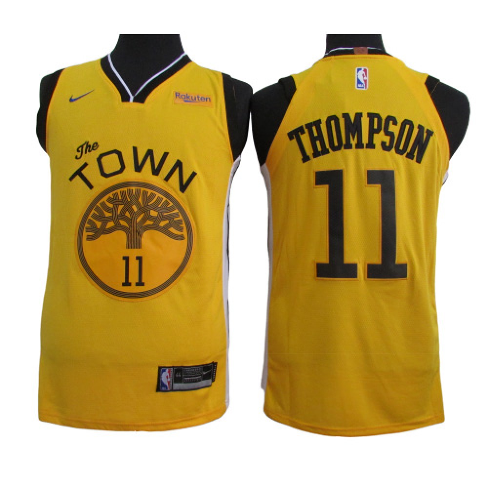 Camiseta Klay Thompson #11 Golden State Warriors 2019 Amarillo Earned Edition
