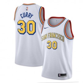 Camiseta Stephen Curry #30 Golden State Warriors 2019/20 Blanco San Francisco Classic Edition